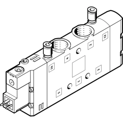 Распределитель с электромагнитным управлением Festo CPE24-M2H-5LS-3/8