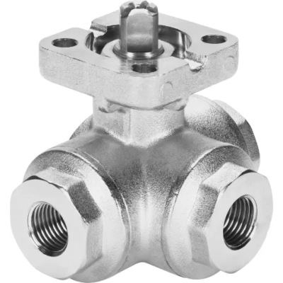 Шаровой кран Festo VZBA-11/4-GGG-63-32T-F0405-V4V4T Ру63 Ду32 (PN63 DN32)