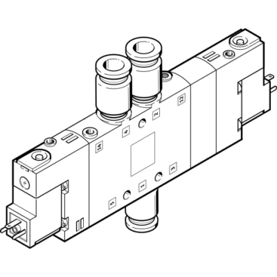 Распределитель с электромагнитным управлением Festo CPE18-M2H-5/3E-QS-10