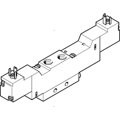 Распределитель с электромагнитным управлением Festo MEBH-5/3B-1/8-B