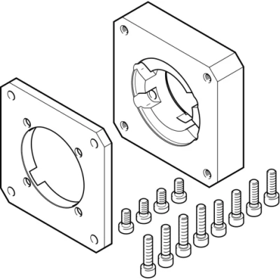 Фланец электродвигателя Festo EAMF-A-80A-120G