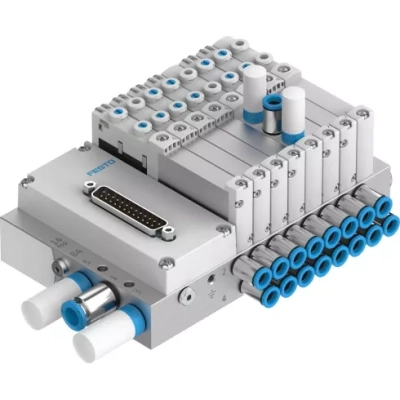 Пневмоостров Festo VTUG-18-MSD-B1T-25V20-Q12-U-Q10S-4P+HM2