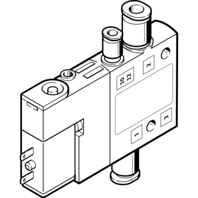 Распределитель с электромагнитным управлением Festo CPE10-M1BH-3GLS-QS-4