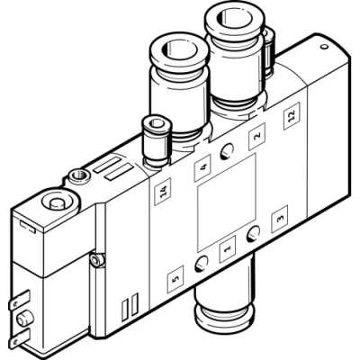 Распределитель с электромагнитным управлением Festo CPE14-M1BH-5LS-QS-6