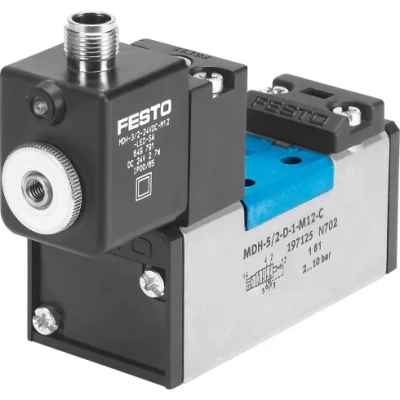 Распределитель с электромагнитным управлением Festo MDH-5/2-D-3-M12-C
