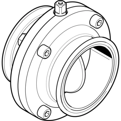 Поворотный затвор пищевой Festo VZFB-A-3&rdquo;-CC-V2V2V