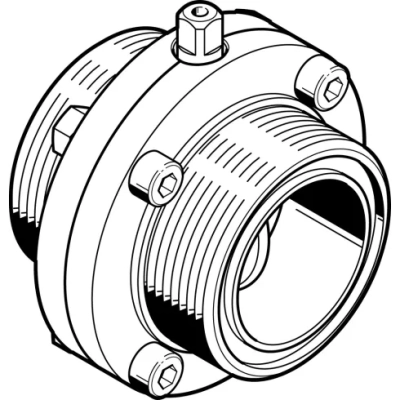 Поворотный затвор пищевой Festo VZFB-SZ-2&rdquo;-TT-V2V2E