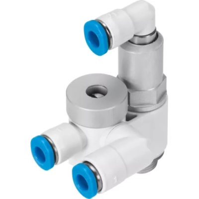 Дроссель с обратным клапаном Festo GRXA-HG-1/8-QS-4