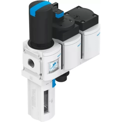 Блок подготовки воздуха, комбинация Festo MSB6-1/2:J2D1A1-WP