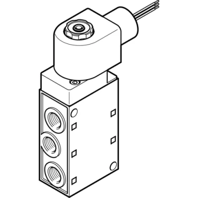 Распределитель с электромагнитным управлением Festo MFH-5-1/4-120-NPT-EX