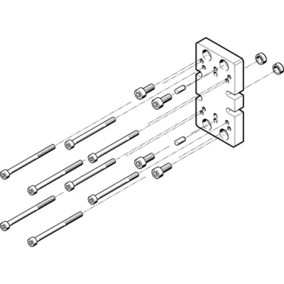 Адаптерная плита для параллельного захвата Festo HAPG-76