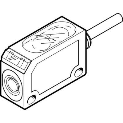 Датчик положения оптический диффузионный Festo SOEL-RT-Q20-PP-K-2L-TI