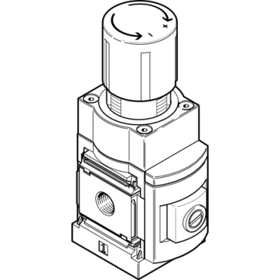 Регулятор давления прецизионный Festo MS6-LRP-1/2-D5-A8