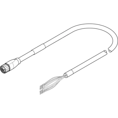 Кабель электродвигателя Festo NEBM-M16G8-E-15-Q7-LE8-1