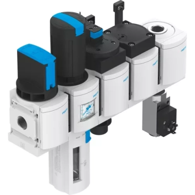 Блок подготовки воздуха, комбинация Festo MSB6-1/2:C3J1D1A1F3-WP