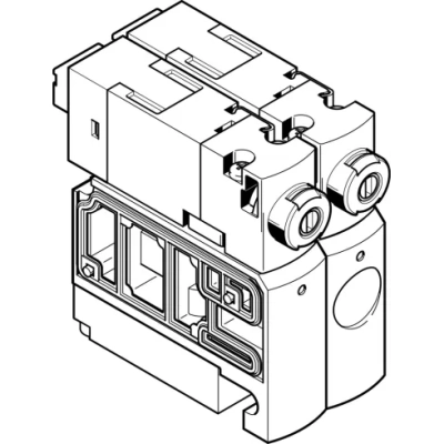 Распределитель с электромагнитным управлением Festo CPVSC1-M1LH-J-H-M5