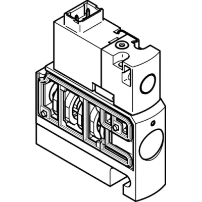 Распределитель с электромагнитным управлением Festo CPVSC1-M4H-N-T-Q3O