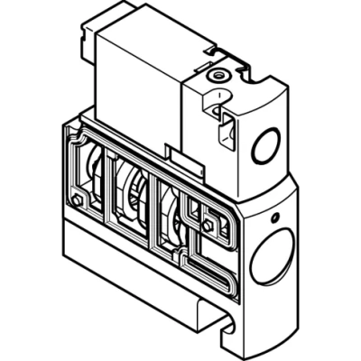 Распределитель с электромагнитным управлением Festo CPVSC1-M4H-D-H-Q3C