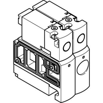 Распределитель с электромагнитным управлением Festo CPVSC1-M4H-J-H-M5