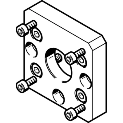 Фланец электродвигателя Festo EAMF-A-44A/B-40A