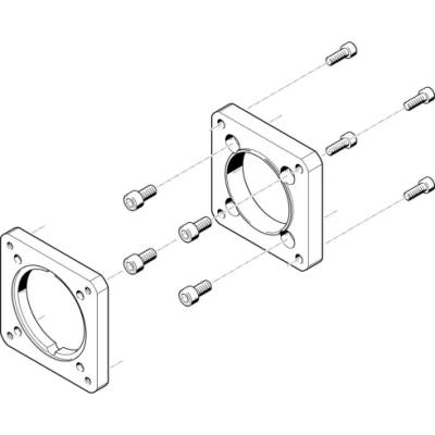 Фланец электродвигателя Festo EAMF-A-95A-120G