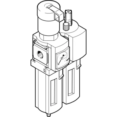 Блок подготовки воздуха, комбинация Festo MSB4-1/4-FRC13:J120M1