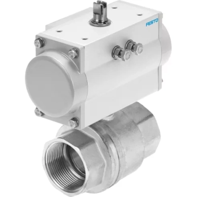 Шаровой кран с приводом Festo VZBM-A-2-RP-25-D-2-B2-PB80 Ру25 Ду50 (PN25 DN50)