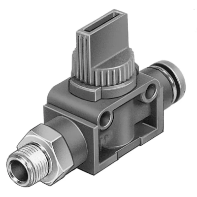 Отсечной клапан Festo HE-2-1/2-QS-1/2-U