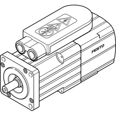 Серводвигатель Festo EMMS-AS-55-S-LS-TMB-S1