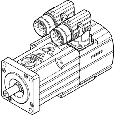 Серводвигатель Festo EMMS-AS-55-SK-HS-RRB-S1